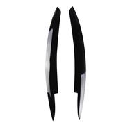 Headlight Eyebrows Fit For-VW Golf 6 MK6 2008-2012 Car Headlight Eyelids Trim(Black)