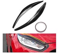 Headlight Eyebrows,For Ford Fiesta MK7 MK7.5 2012-2017 Car Headlight Eyebrow Cover Trim Head Light Lamp Sticker Eyelids Trim Cover