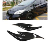 Headlight Eyebrows for Toyota Prius ZVW30 2012 2013 2014 2015 2PCS ABS Car Headlight Eyebrow Eyelid Body Kit
