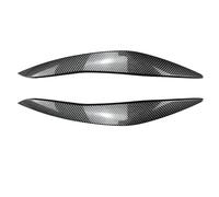 Headlight Eyebrows Headlight Eye Lid 2Pcs ABS Evil Eyebrows Eyelids For BMW F10 F11 5 Series 518d 520d 523i 530i 530d 550i M5 2009-2017 3D Stickers(B)