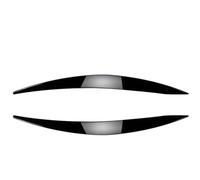 Headlight Eyelid Cover For Focus MK4 2019 2020 2021 Front Headlight Eyebrow Trim ABS Car Decorative Accessories Headlight Eyebrow Eyelid Cover(Black)