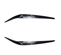 Headlight Eyelid Eyebrow, Trim For BMW 5 Series G30, Headlight Eyebrows, Front Exterior Moulding Carbon Fiber Black 2Pcs Set(Carbon Fiber look)