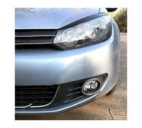 Headlight Eyelid Eyebrow Trims For VW For Golf 6 MK6 For GTI For GTD R20 For TSI For TDI For MPI 2009-2013 Car Headlight Eyebrow Eyelids ABS Stickers Trim Cover Accessories Headlamp Eyelid Cover