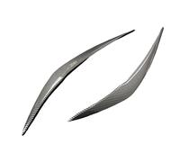 Headlight Eyelid For BMW 1 Series F20 F21 118i 120i 2015 2016 2017 2018 2019 Glossy Black Stickers Car Front Headlight Eyebrow Eyelid Cover Headlight Eyebrows(Carbon Look)