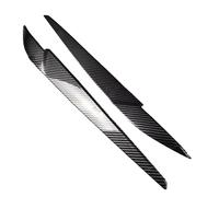 Headlight Eyelid For BMW X5 X6 F15 F16 F85 F86 2014-2016 2017 2018 Head Lamp Decoration Protection Glossy Black Headlight Eyebrow Eyelid Headlight Eyebrow(Carbon Look)