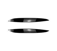 Headlight Eyelid For VW For Golf 4 Mk4 For GTI For TDI For SDI R32 1997-2004 2005 2006 Trim Headlamp Eyebrow Eyelid Sticker Car Eyelids Cover Headlight Eyebrows(Glossy Black)