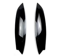 Headlight Eyelid For VW For GOLF 5 MK5 For GTI R 2005 2006 2007 Car Headlights Eyebrow Eyelids Cover Carbon Fiber Sticker Decorative Headlight Eyebrows(Black)