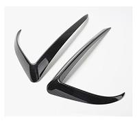 Headlight Eyelids For Tesla For Model 3 2017-2022 Fog Light Lamp Eyebrow Cover Trim Real Carbon Fiber Car Front Bumper Side Splitter Eyelid Spoiler Headlight Eyebrow