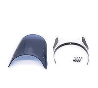 Headlight Fairing Decoration Windshield Windscreen For Universal Royal Enfield Classic 500 (Smoke)