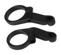 Headlight fixing bracket adjustable mount for electric scooters and ebikes, made with waterproof ABS, dust resistant and rust proof, fits most 22 2mm handlebars securely (2pack)