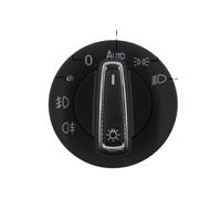 Headlight Fog Light Switch Chrome Automatic Sensing Headlight Switch Compatible With VW For Golf For GTI MK5 MK6 2006-2013 For Rabbtt 2006-2009 For Tiguan 2010-2019