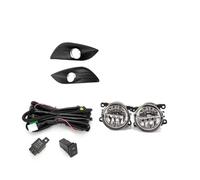 Headlight FogLamp Cover Grille Chrome Bezel Harness Switch Accessories For Ford For Focus 2 MK2 2009 2010 2011 Fog Lights LED(1 set Light 2)