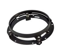 Headlight For Road For King For Steet For Glide For Touring Accessories Motorcyce 7 Inch Round LED Headlight With 7" Mounting Bracket Ring Support Headlamp(1pcs Black Bracket)