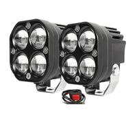 Headlight For Suzuki LED Spotlights Led Fog Lamp For Motorcycle Truck Car SUV For ATV 30000LM 24V 12V 200W Turn Signals Headlight Accessories Headlamp(2 PCS White Yellow)