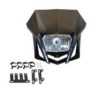 Headlight For WR450F For YZ250F For XT250X For XT600 For TTR250 Motorcycle Headlight Plate For Enduro Dirt Bike Accessories Motocross Headlamp Headlamp(Black)