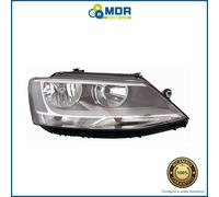 Headlight Front Right Black - for Volkswagen Jetta 11->