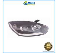 Headlight Front Right Black Parabola - DX - for Renault Megane 14->15