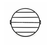 Headlight Grill Cover For CB400SS For EN For GN For CG For 125 For 250 Universal 7inch Motorcycle Front Headlight Lampshade Mesh Grill Cover Mask Protector Guard Square(A)