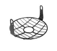 Headlight Grill Cover For Ducati For Chopper For Cafe For Racer Motorcycle Universal Vintage Headlight Protector Retro Grill Light Lamp Cover(B)