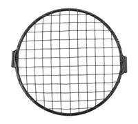 Headlight Grill Cover Protective Motorcycle Headlight Cover Retro Mesh Grill Cover Round Motorbike Headlamp Guard Vintage Motorbike Decoration For 6.5Inch