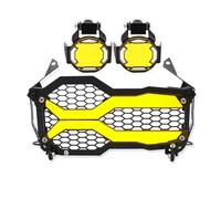 Headlight Guard Grille Compatible With BMW For R1200GS LC For R1250GS For ADV For Adventure Headlight Protector Fog Light Accessories(Yellow)