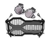 Headlight Guard Grille Compatible With BMW For R1200GS LC For R1250GS For ADV For Adventure Headlight Protector Fog Light Accessories(Gray)