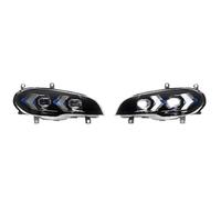 Headlight Head Lamp Assembly Auto LED Headlight Assembly DRL Signals Head Lamp For BMW For X5 E70 2007 2008 2009 2010 2011 2012 2013 Upgrade Headlights(For 2007-2010,Right steering wheel)