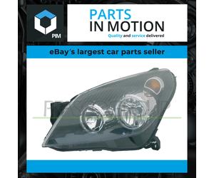 Headlight Headlamp fits OPEL ASTRA H 1.8 Left 04 to 06 N/S Passenger Side Prasco
