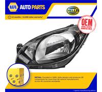 Headlight Headlamp fits SKODA CITIGO 1.0 Left 11 to 19 N/S Passenger Side Hella