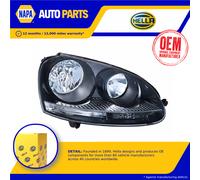 Headlight Headlamp fits VW GOLF Mk5 1.9D Right 04 to 09 O/S Driver Side Hella