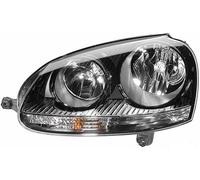 Fits Volkswagen Golf 5 Headlight GTi Models Black (OEMOES) Left Hand 2004-2008