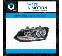 1LE 247 051-031 Left NS Nearside Headlight Headlamp Twin H7 Black Bezel By Hella