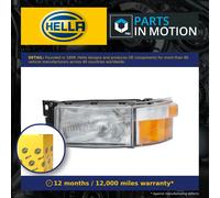 Hella Headlamp 1LG007150-111 Scania 4 LH 97 Left H4 24V