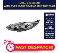 Ford Fiesta 08-13 Headlight Black Electric OEM/OES Left Hand