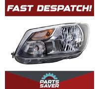 VW CADDY III Headlight Single Reflector WChrome Trim OEMOES Left Hand 10-13