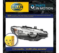 Hella Headlight 1LG 012 101-941 - Right Halogen w/o Markings - BMW 320D F30/F31 (2015-2019)