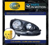 HELLA GENUINE OEM 1LG247007-641 RIGHT HEADLIGHT ORIGINAL PART