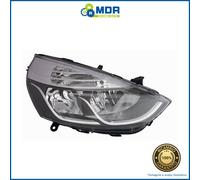 Headlight Headlight Right Black Parabola Chrome Edge DX for Renault Clio 12->16