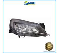 Headlight Headlight Right Black Parabola Chrome Edge DX - OPEL ASTRA J 13->