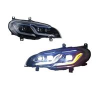 Headlight Headlights 1 Pair Headlights For BMW X5 E70 2007 2008 2009 2010 2011 2012 2013 LED Blue Style DRL Signal Assembly Upgraded Hid Auto Accessories(For 11-13 A pair)