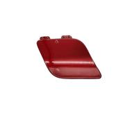 Headlight Jet Covers Caps For Benz W117 For CLA Class 2014-2019 Car Front Bumper Tow Hook Cover Cap Black White Red CLA180 CLA200 CLA220 CLA260(Model A Red)