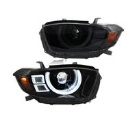 Headlight Lamp Assembly Compatible With For Highlander 2008 2009 2010 1Pair Headlight Assembly Front Head Lamp DRL Sequential DRL Headlamp Accessories