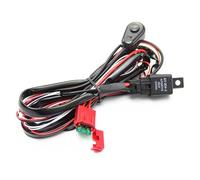 Headlight Lamp Bulb Socket Wiring, 2M Wires Harness Kit Fit Use For Car Fog Light Socket Switch Indicator 2 Bar Accessories