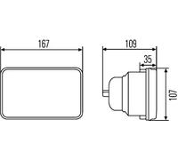 HELLA 1AB 003 177-001 Insert, headlight