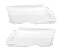 Headlight Lens Cover For BMW 3 For Series For E46 4 Door Model 1998-2001 Front Headlight Lens Shell Headlamp Cover 1 Pair