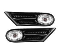 Headlight Lens Cover For BMW For MINI For COOPER R56 R57 Side Repeater Indicator Lights 63137260202 Pair LED Side Marker Light Car Turn Signal Blinker Lamp Headlight Shell(Clear)