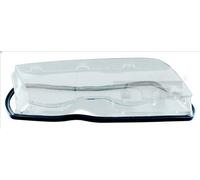 Headlight lens TYC 20-0012-LA-1 for BMW 3 (E46) 2 2001-2003