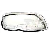 Headlight lens TYC 20-0014-LA-1 for BMW 3 (E46) 2 1998-2001