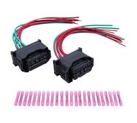 Headlight Light Wiring Harness Repair Kit Connector Wiring for 1 Series F20 F40 2 Series F46 3 Series E36 E46 E90 F30 4 Series F32 F36 5 Series E60 F10 G30 F07 6 Series F06 G32 7 Series F01 G11 F5 5
