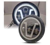 Headlight Motorcycle 7Inch Led Headlight Black For Ducati For Monster 1000 600 1993 1994 1995 1996 1997 1998 1999 2000 2001 02 03 04 05 06 07 2008 Headlamp(7Inch Headlight H)